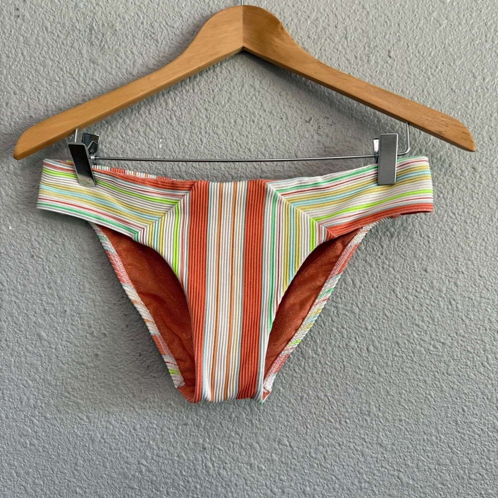 Luli Fama Playtime Bikini Bottom Size‎ Large EUC Full Coverage